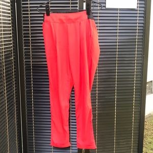Coral flowy pant